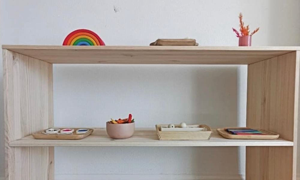 Etagère de jouets pour enfant, ordonnée