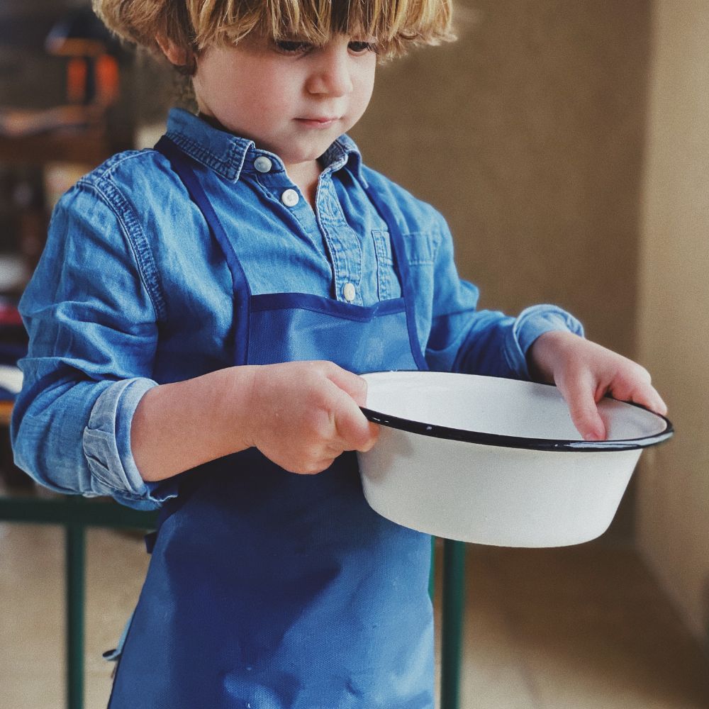 Bassine en email enfant