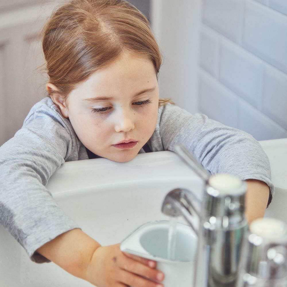 Pichet en email enfant